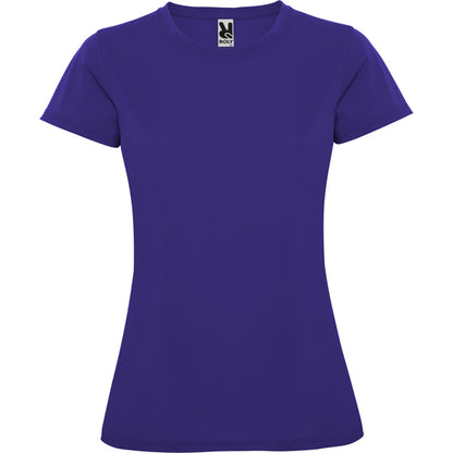 Roly Montecarlo Woman women's T-shirt in mauve, ready for logo printing or embroidery
