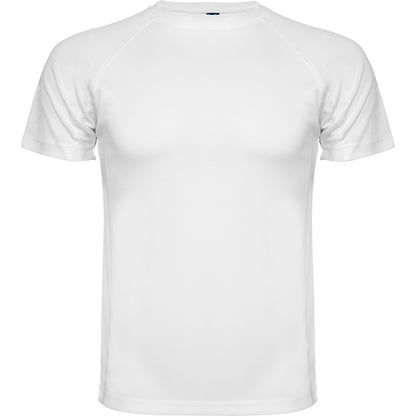Roly Montecarlo men's T-shirt in white, ready for logo printing or embroidery