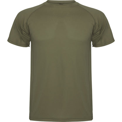 Roly Montecarlo men's T-shirt in army green, ready for logo printing or embroidery