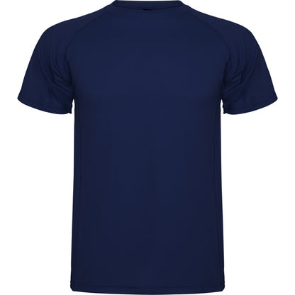 Roly Montecarlo men's T-shirt in navy blue, ready for logo printing or embroidery
