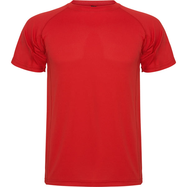 Roly Montecarlo men's T-shirt in red, ready for logo printing or embroidery