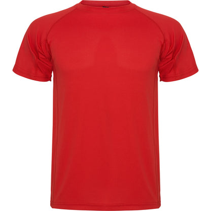Roly Montecarlo men's T-shirt in red, ready for logo printing or embroidery
