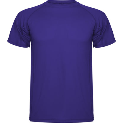 Roly Montecarlo men's T-shirt in mauve, ready for logo printing or embroidery