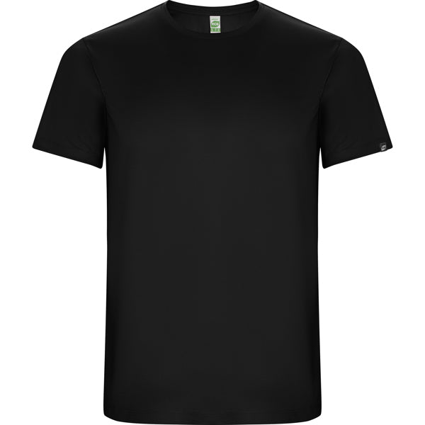 Roly Imola men's T-shirt in black, ready for logo printing or embroidery