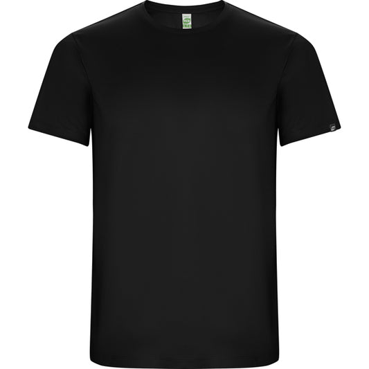 Roly Imola men's T-shirt in black, ready for logo printing or embroidery