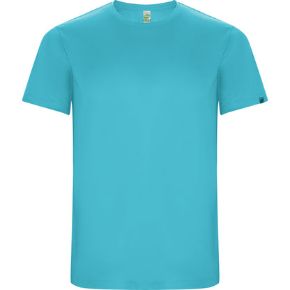 Roly Imola men's T-shirt in turquoise, ready for logo printing or embroidery