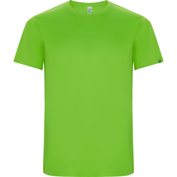 Roly Imola men's T-shirt in lime, ready for logo printing or embroidery