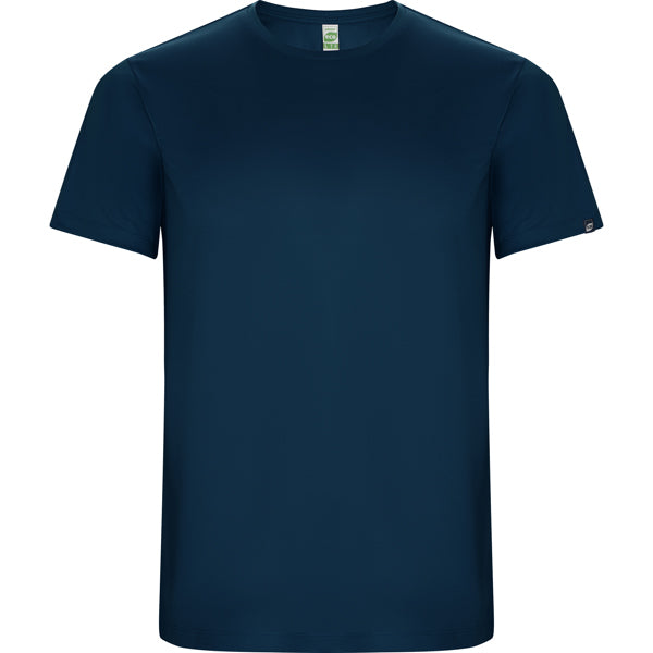Roly Imola men's T-shirt in navy blue, ready for logo printing or embroidery