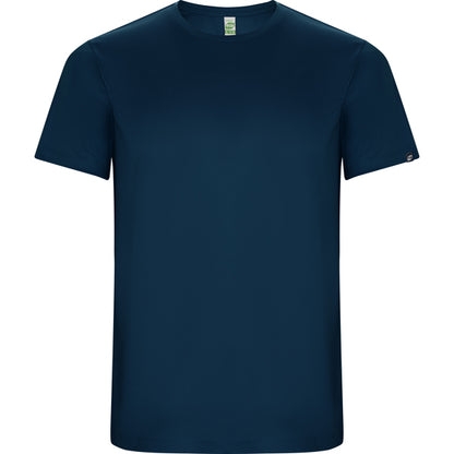 Roly Imola men's T-shirt in navy blue, ready for logo printing or embroidery