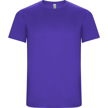 Roly Imola men's T-shirt in mauve, ready for logo printing or embroidery
