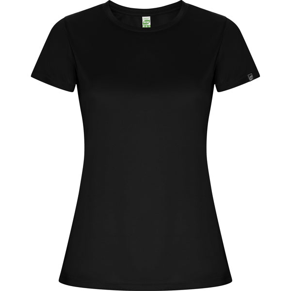 Roly Imola Woman women's T-shirt in black, ready for logo printing or embroidery