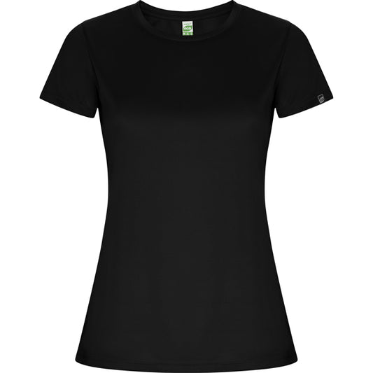 Roly Imola Woman women's T-shirt in black, ready for logo printing or embroidery