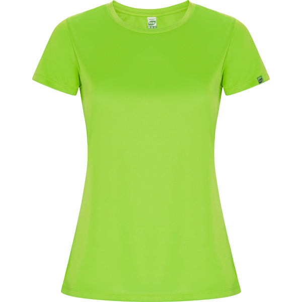 Roly Imola Woman women's T-shirt in fluor green, ready for logo printing or embroidery