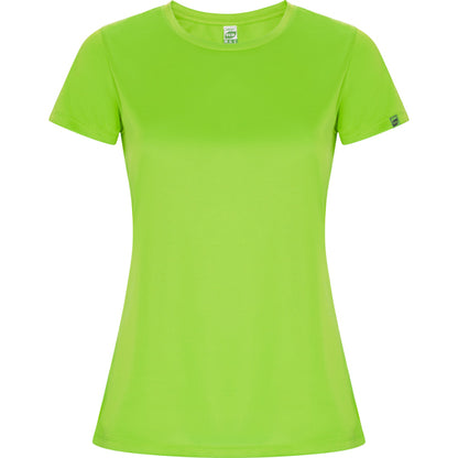 Roly Imola Woman women's T-shirt in fluor green, ready for logo printing or embroidery