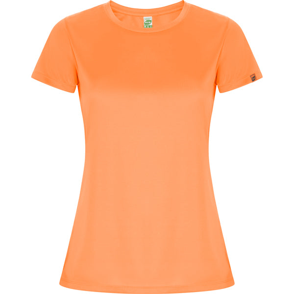 Roly Imola Woman women's T-shirt in fluor orange, ready for logo printing or embroidery