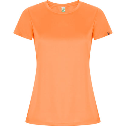 Roly Imola Woman women's T-shirt in fluor orange, ready for logo printing or embroidery