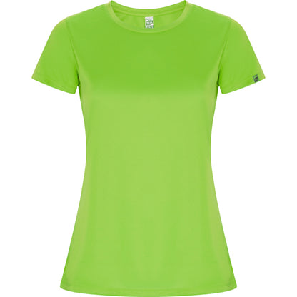 Roly Imola Woman women's T-shirt in lime, ready for logo printing or embroidery