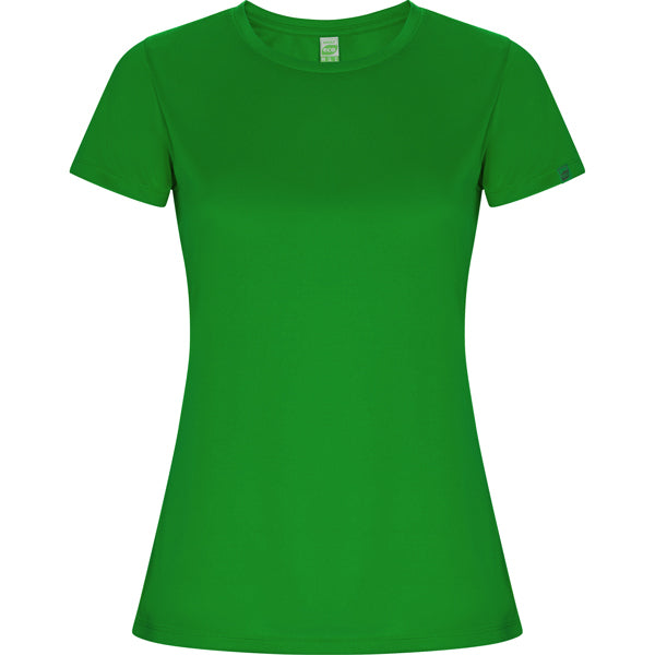 Roly Imola Woman women's T-shirt in fern green, ready for logo printing or embroidery