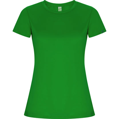 Roly Imola Woman women's T-shirt in fern green, ready for logo printing or embroidery
