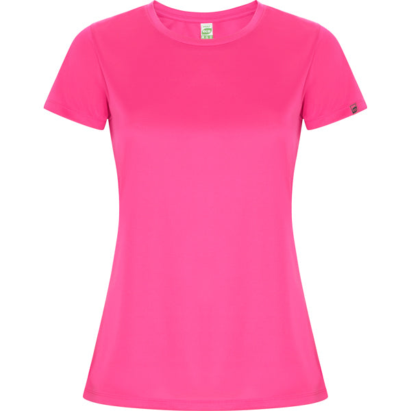 Roly Imola Woman women's T-shirt in fluor pink, ready for logo printing or embroidery
