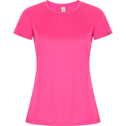 Roly Imola Woman women's T-shirt in fluor pink, ready for logo printing or embroidery