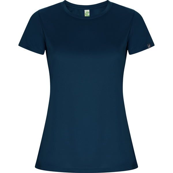 Roly Imola Woman women's T-shirt in navy blue, ready for logo printing or embroidery