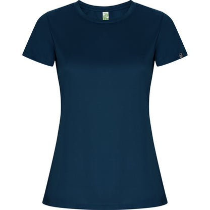 Roly Imola Woman women's T-shirt in navy blue, ready for logo printing or embroidery