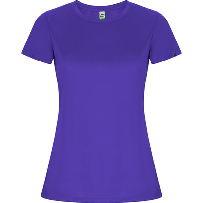 Roly Imola Woman women's T-shirt in mauve, ready for logo printing or embroidery