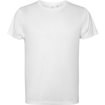 Roly Estoril men's T-shirt in white, ready for logo printing or embroidery