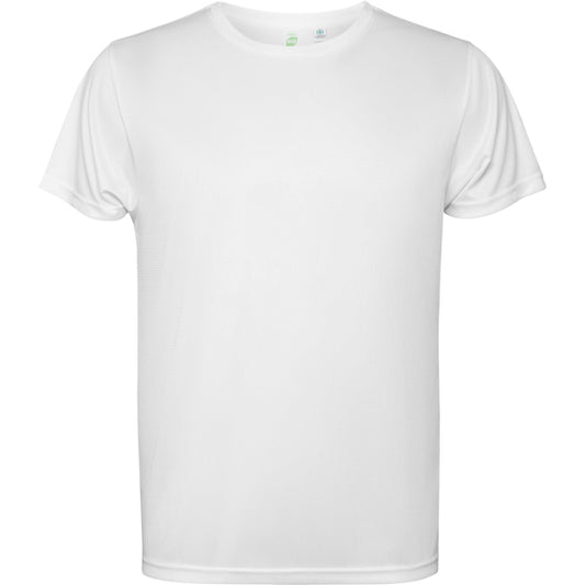 Roly Estoril men's T-shirt in white, ready for logo printing or embroidery