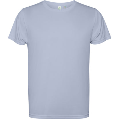 Roly Estoril men's T-shirt in zen blue, ready for logo printing or embroidery