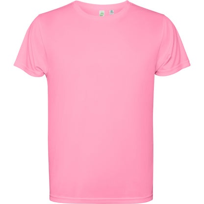 Roly Estoril men's T-shirt in silk pink, ready for logo printing or embroidery
