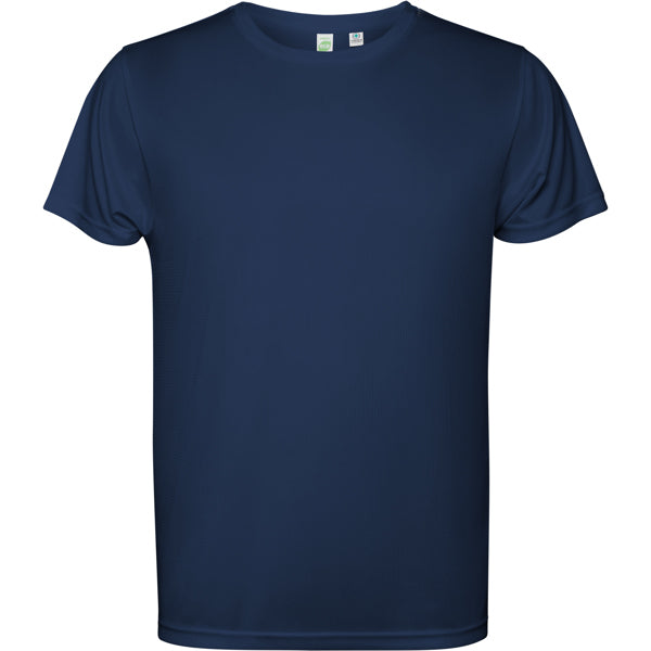 Roly Estoril men's T-shirt in navy blue, ready for logo printing or embroidery