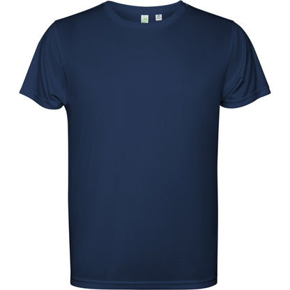 Roly Estoril men's T-shirt in navy blue, ready for logo printing or embroidery