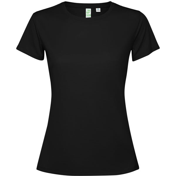 Roly Estoril Woman women's T-shirt in black, ready for logo printing or embroidery