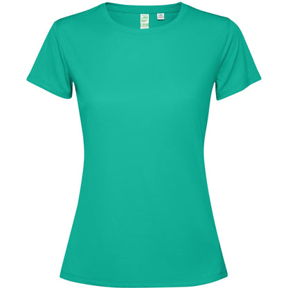 Roly Estoril Woman women's T-shirt in jade, ready for logo printing or embroidery