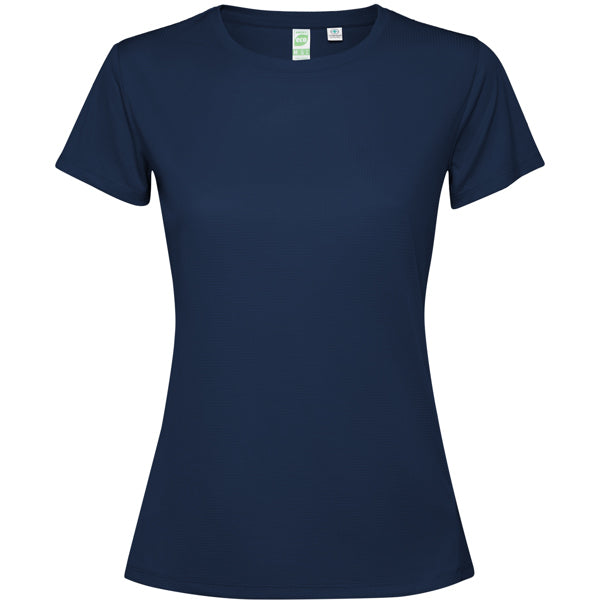 Roly Estoril Woman women's T-shirt in navy blue, ready for logo printing or embroidery