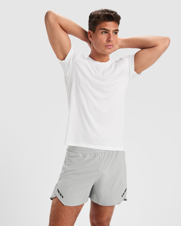 Roly Thema men's shorts in black, alternative view, ready for logo printing or embroidery