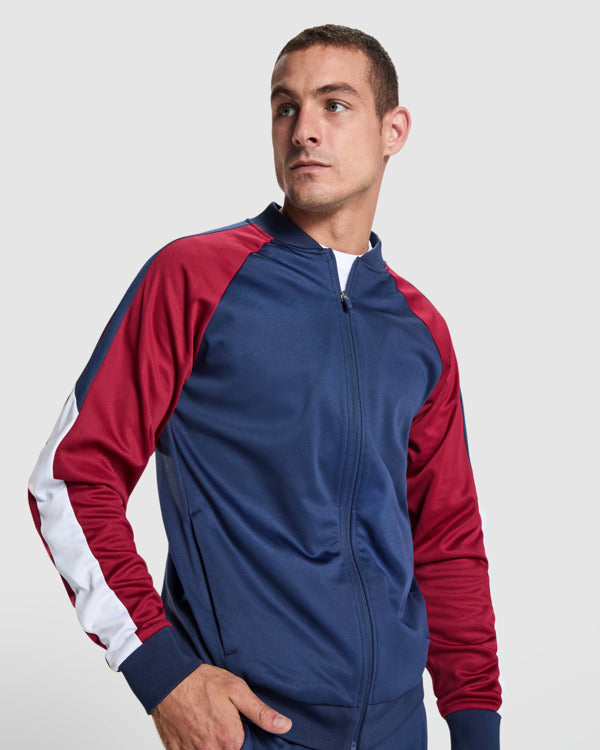 Roly Gladius unisex jacket in royal blue/navy blue, alternative view, ready for logo printing or embroidery