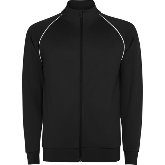 Roly Valier unisex sweatshirt in black, ready for logo printing or embroidery