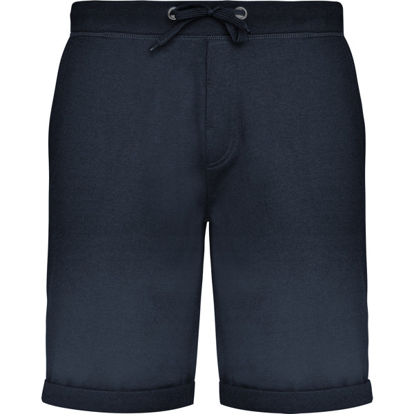 Roly Spiro men's shorts in navy blue, ready for logo printing or embroidery