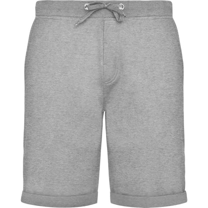 Roly Spiro men's shorts in heather grey, ready for logo printing or embroidery