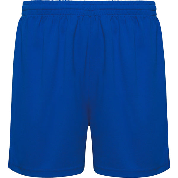 Roly Player men's shorts in royal blue, ready for logo printing or embroidery