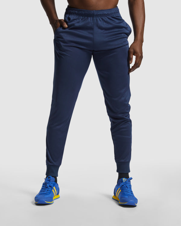 Roly Argos men's trousers in black, alternative view, ready for logo printing or embroidery