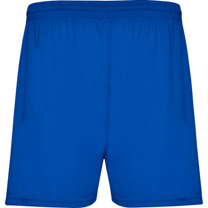 Roly Calcio men's shorts in royal blue, ready for logo printing or embroidery