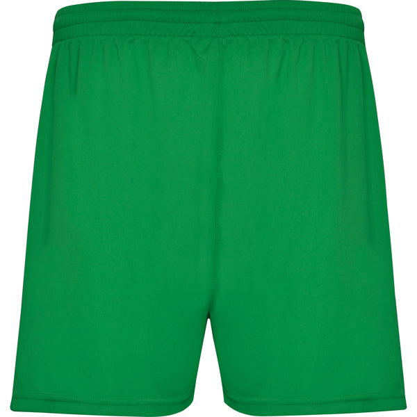 Roly Calcio men's shorts in fern green, ready for logo printing or embroidery