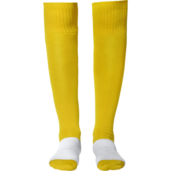 Roly Soccer men's socks in yellow, ready for logo printing or embroidery