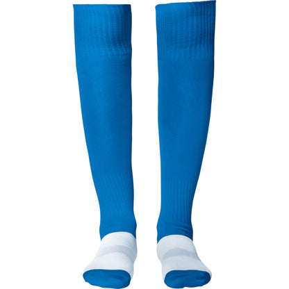 Roly Soccer men's socks in royal blue, ready for logo printing or embroidery
