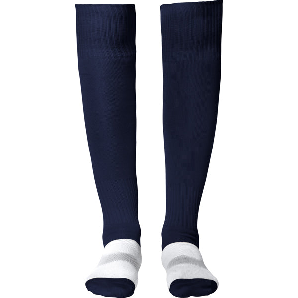 Roly Soccer men's socks in navy blue, ready for logo printing or embroidery