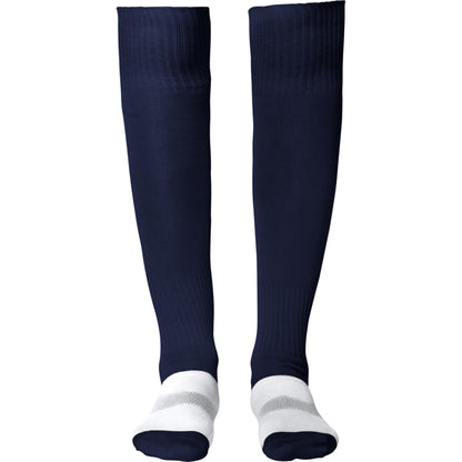 Roly Soccer men's socks in navy blue, ready for logo printing or embroidery